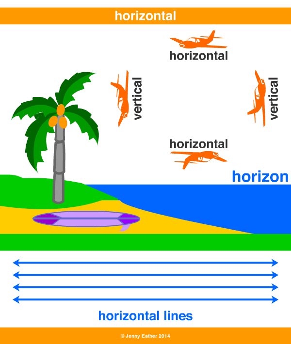 horizontal