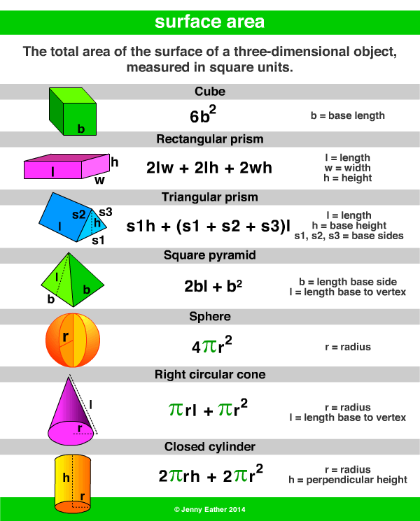 surface area