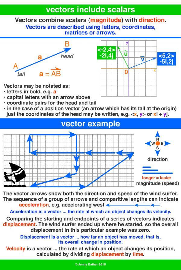 scalars and vectors