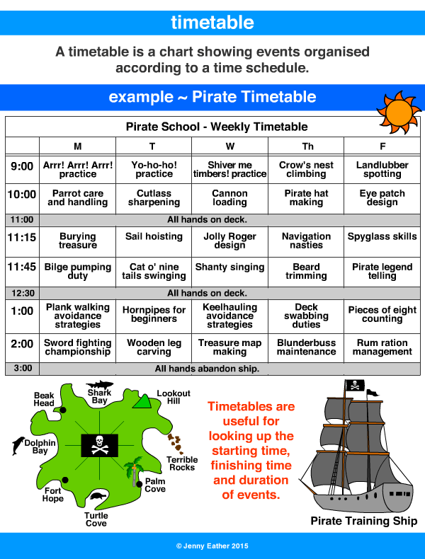 timetable